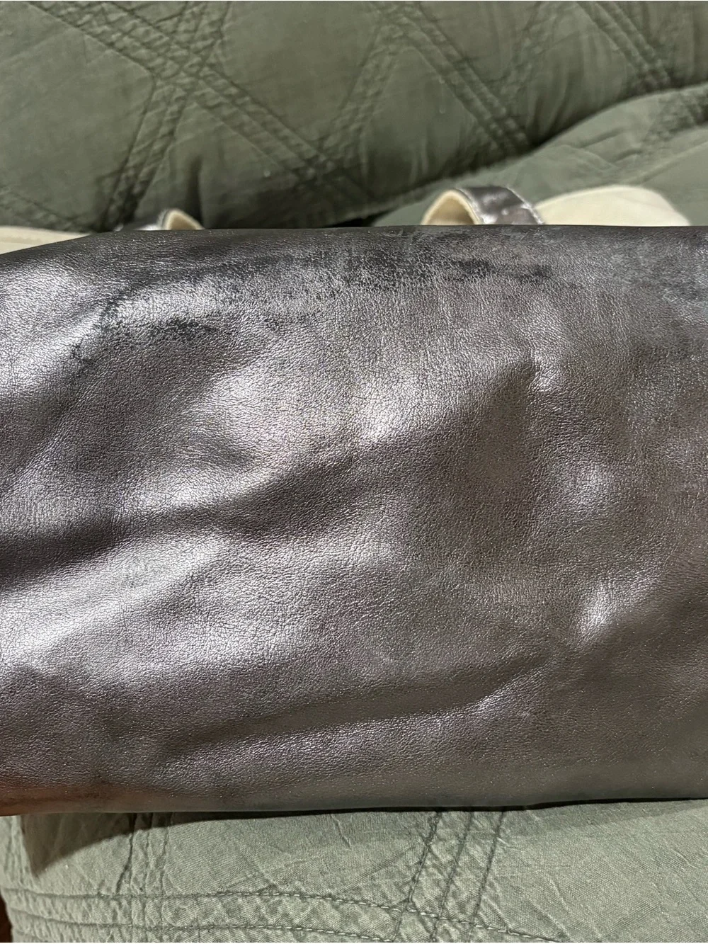Lands End zip top tote bag